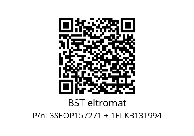   BST eltromat 3SEOP157271 + 1ELKB131994