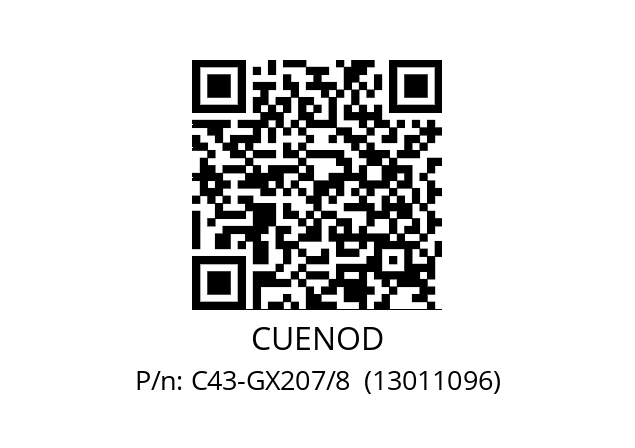   CUENOD C43-GX207/8  (13011096)