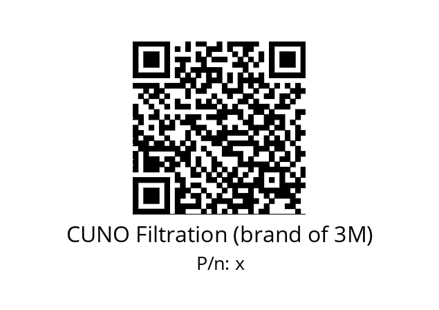   CUNO Filtration (brand of 3M) х