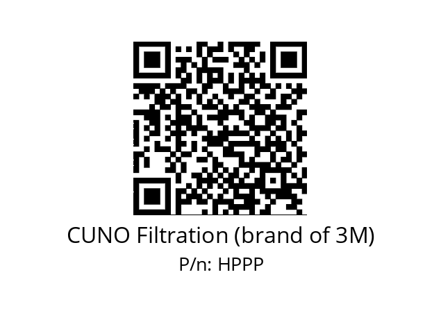   CUNO Filtration (brand of 3M) HPPP