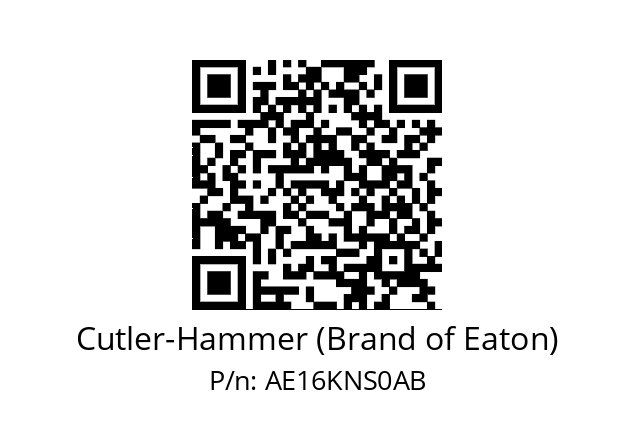   Cutler-Hammer (Brand of Eaton) AE16KNS0AB