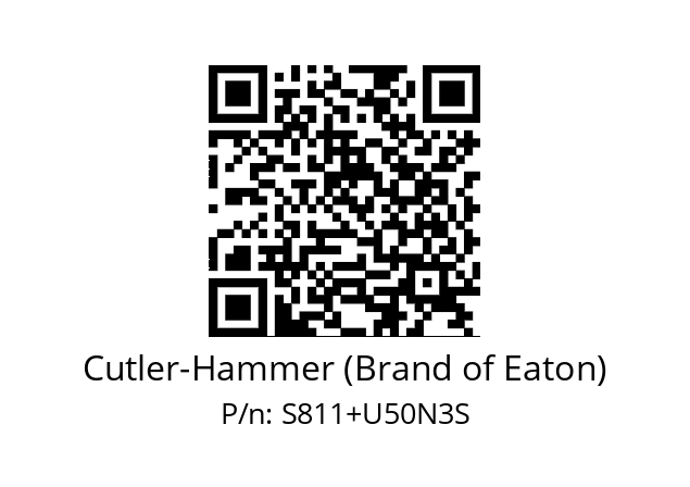   Cutler-Hammer (Brand of Eaton) S811+U50N3S