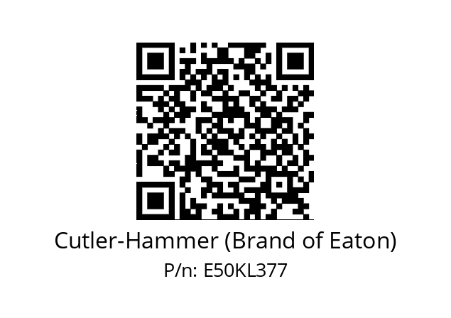   Cutler-Hammer (Brand of Eaton) E50KL377