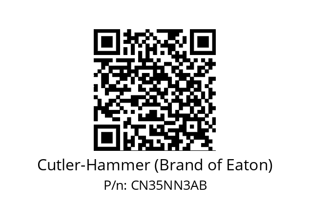   Cutler-Hammer (Brand of Eaton) CN35NN3AB