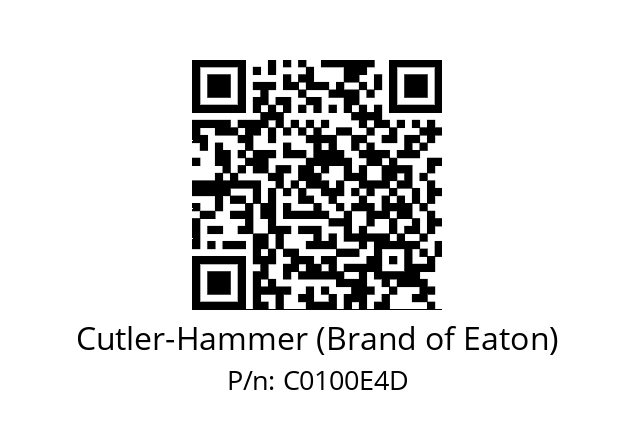   Cutler-Hammer (Brand of Eaton) C0100E4D