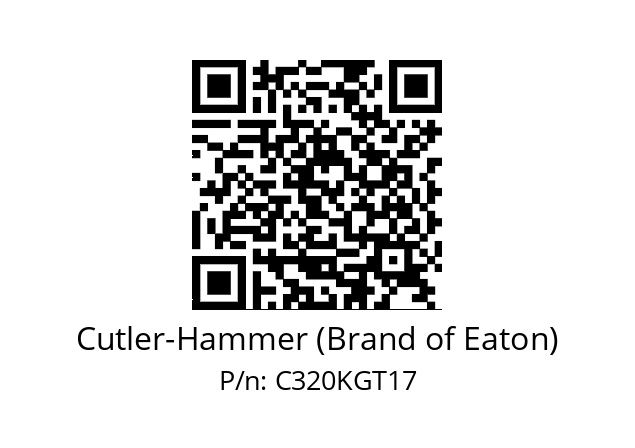   Cutler-Hammer (Brand of Eaton) C320KGT17