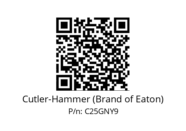   Cutler-Hammer (Brand of Eaton) C25GNY9