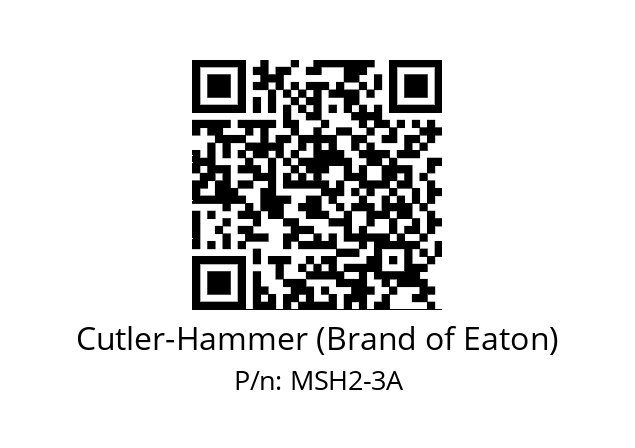   Cutler-Hammer (Brand of Eaton) MSH2-3A