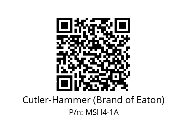   Cutler-Hammer (Brand of Eaton) MSH4-1A