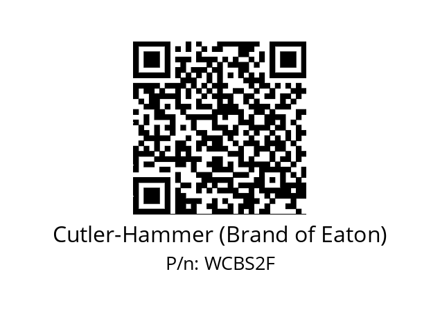   Cutler-Hammer (Brand of Eaton) WCBS2F