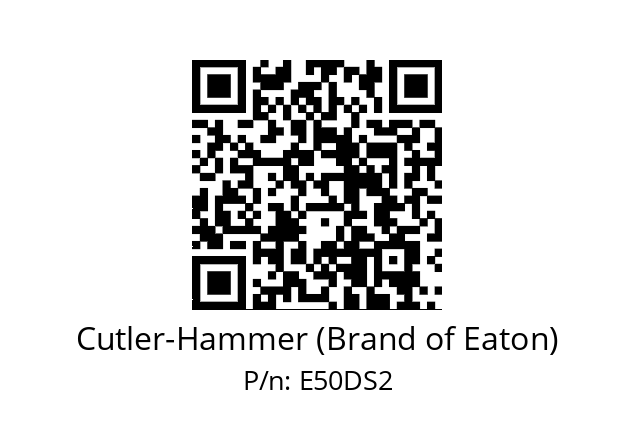   Cutler-Hammer (Brand of Eaton) E50DS2