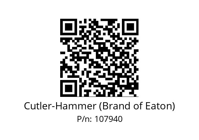   Cutler-Hammer (Brand of Eaton) 107940