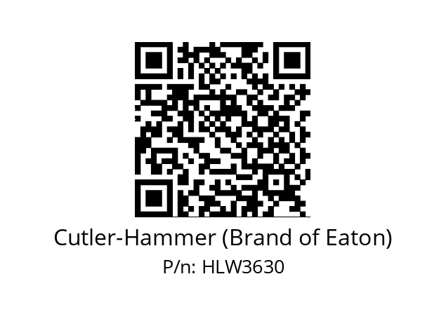   Cutler-Hammer (Brand of Eaton) HLW3630