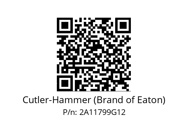   Cutler-Hammer (Brand of Eaton) 2A11799G12