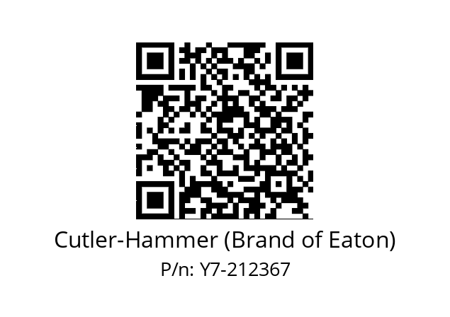   Cutler-Hammer (Brand of Eaton) Y7-212367