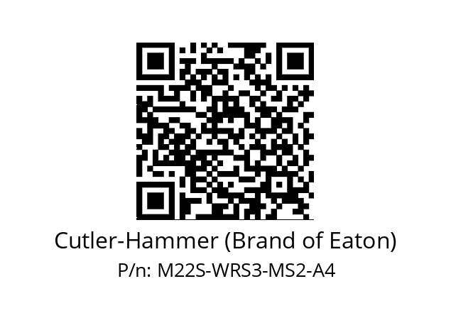   Cutler-Hammer (Brand of Eaton) M22S-WRS3-MS2-A4