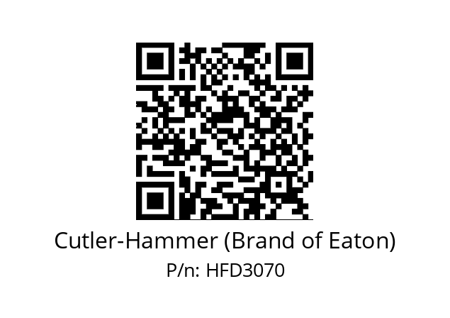   Cutler-Hammer (Brand of Eaton) HFD3070