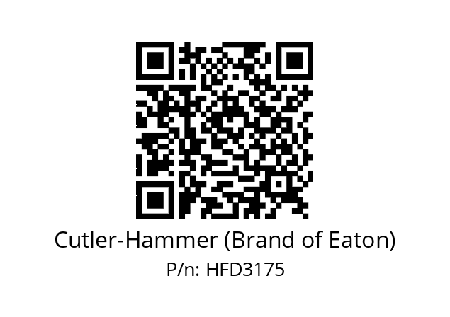   Cutler-Hammer (Brand of Eaton) HFD3175