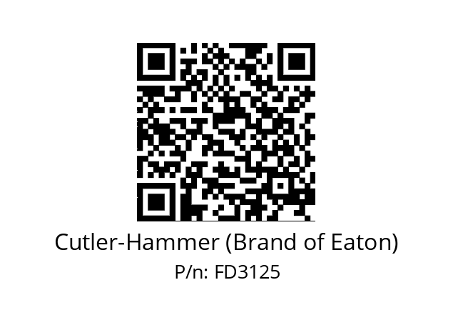   Cutler-Hammer (Brand of Eaton) FD3125