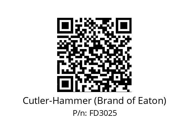   Cutler-Hammer (Brand of Eaton) FD3025