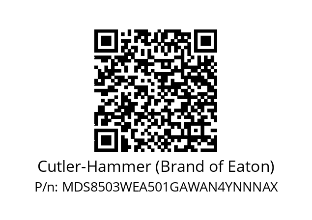   Cutler-Hammer (Brand of Eaton) MDS8503WEA501GAWAN4YNNNAX