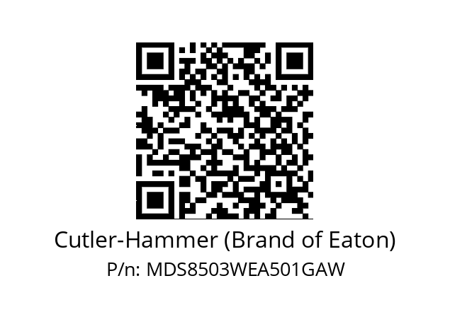   Cutler-Hammer (Brand of Eaton) MDS8503WEA501GAW