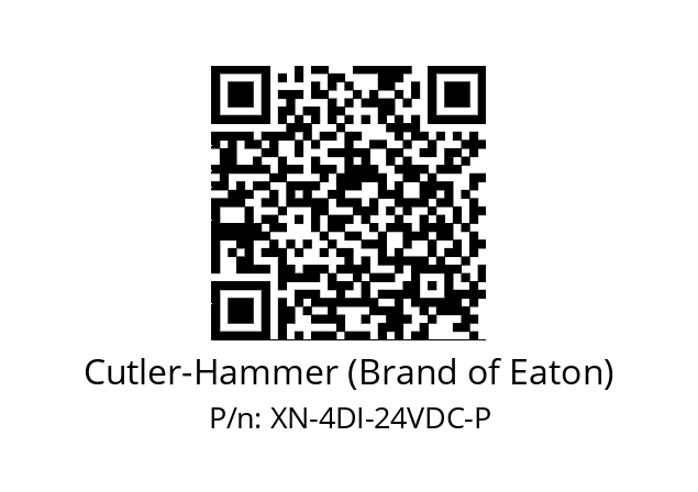   Cutler-Hammer (Brand of Eaton) XN-4DI-24VDC-P