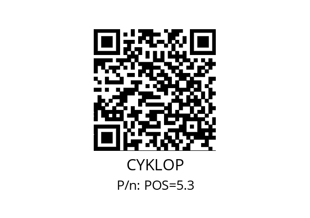   CYKLOP POS=5.3