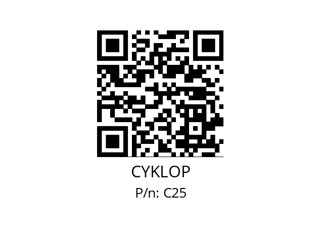   CYKLOP C25