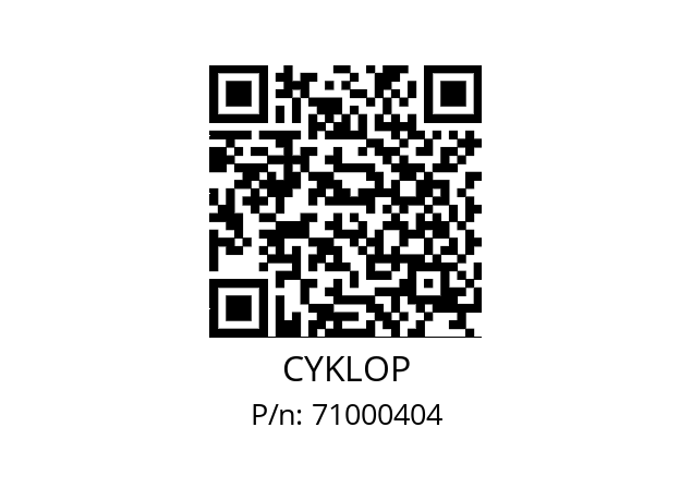   CYKLOP 71000404