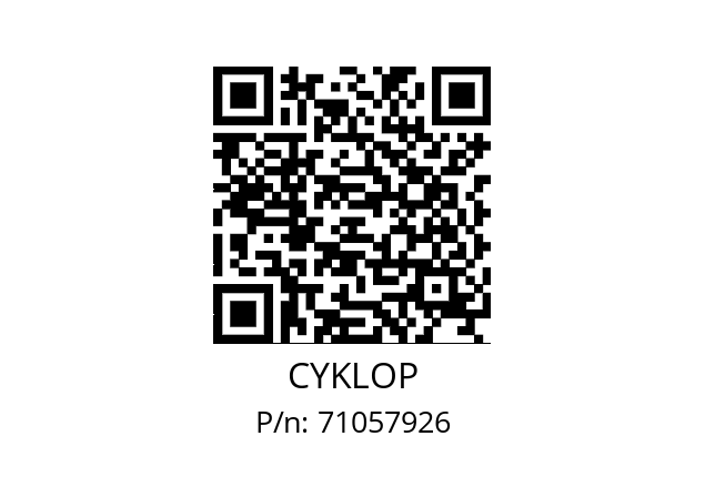   CYKLOP 71057926