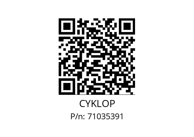   CYKLOP 71035391