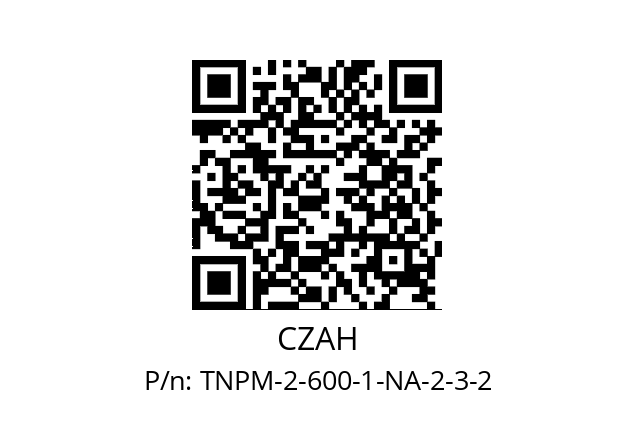   CZAH TNPM-2-600-1-NA-2-3-2