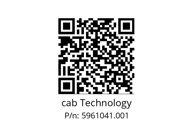   cab Technology 5961041.001