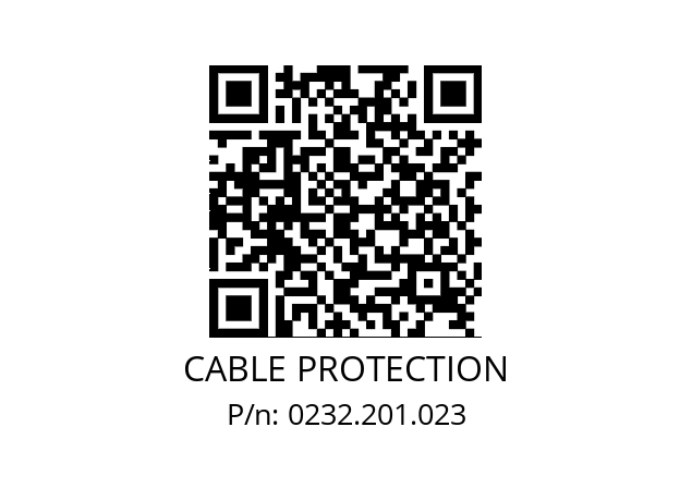   CABLE PROTECTION 0232.201.023