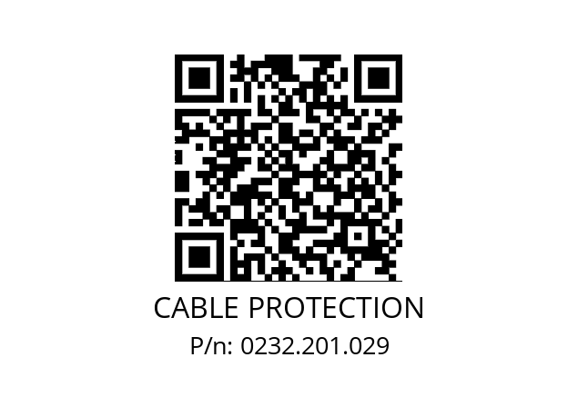   CABLE PROTECTION 0232.201.029