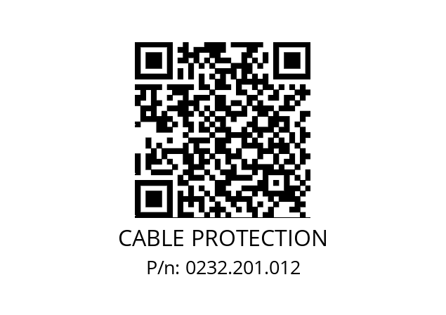   CABLE PROTECTION 0232.201.012