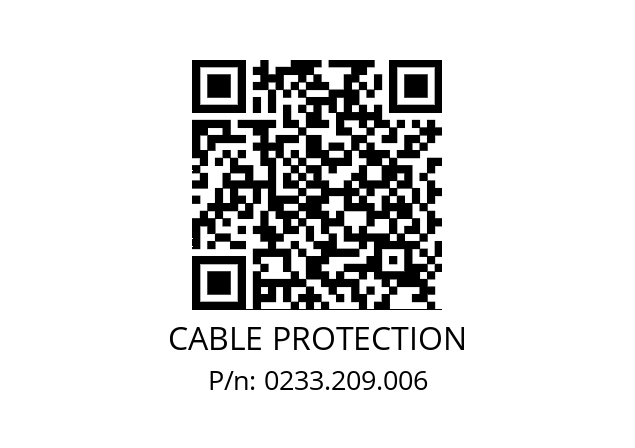   CABLE PROTECTION 0233.209.006