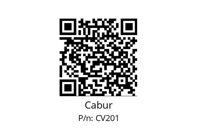  CVF/PT(EX) END SECTION Cabur CV201