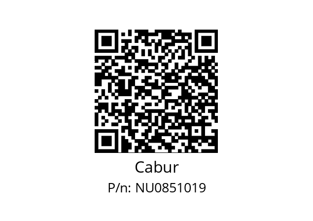  CNU/8/51/19 CARD 100 TAGS 19 Cabur NU0851019