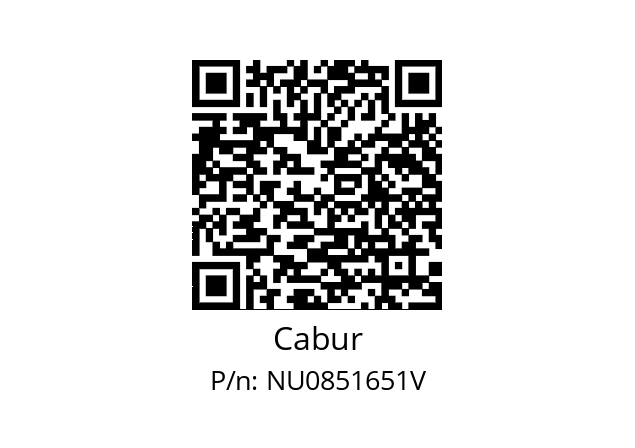  CNU/8/651 100 TAG 651-700 VERT. Cabur NU0851651V