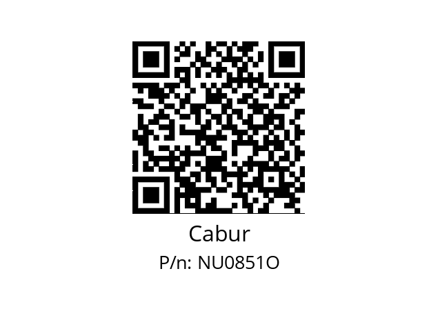  CNU/8/51/O TAB.100 TAG  O Cabur NU0851O