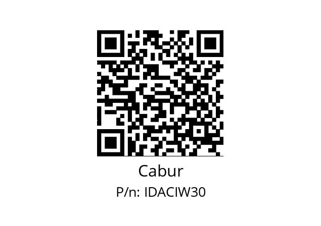   Cabur IDACIW30