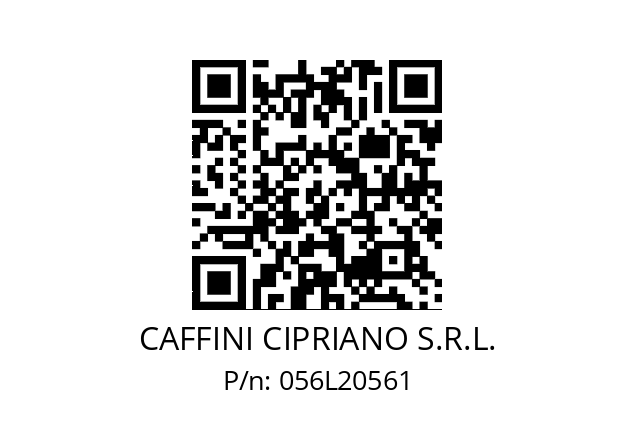   CAFFINI CIPRIANO S.R.L. 056L20561