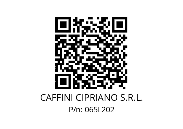   CAFFINI CIPRIANO S.R.L. 065L202