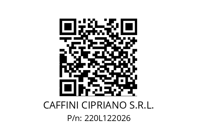   CAFFINI CIPRIANO S.R.L. 220L122026