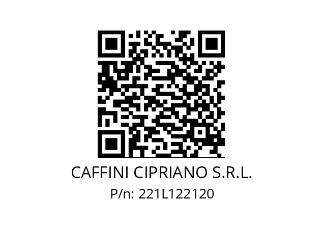   CAFFINI CIPRIANO S.R.L. 221L122120