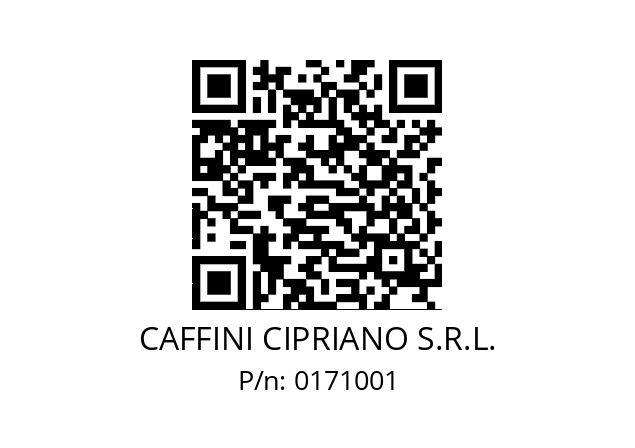   CAFFINI CIPRIANO S.R.L. 0171001