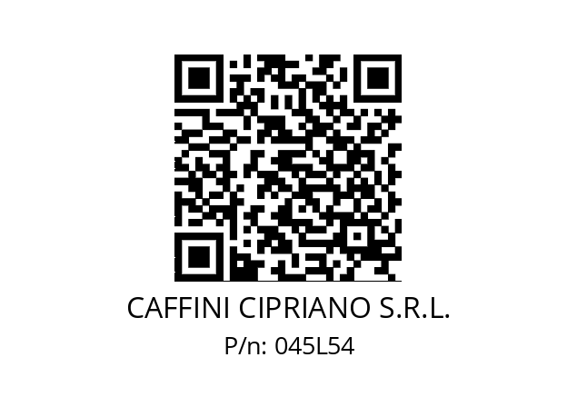   CAFFINI CIPRIANO S.R.L. 045L54