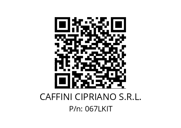   CAFFINI CIPRIANO S.R.L. 067LKIT